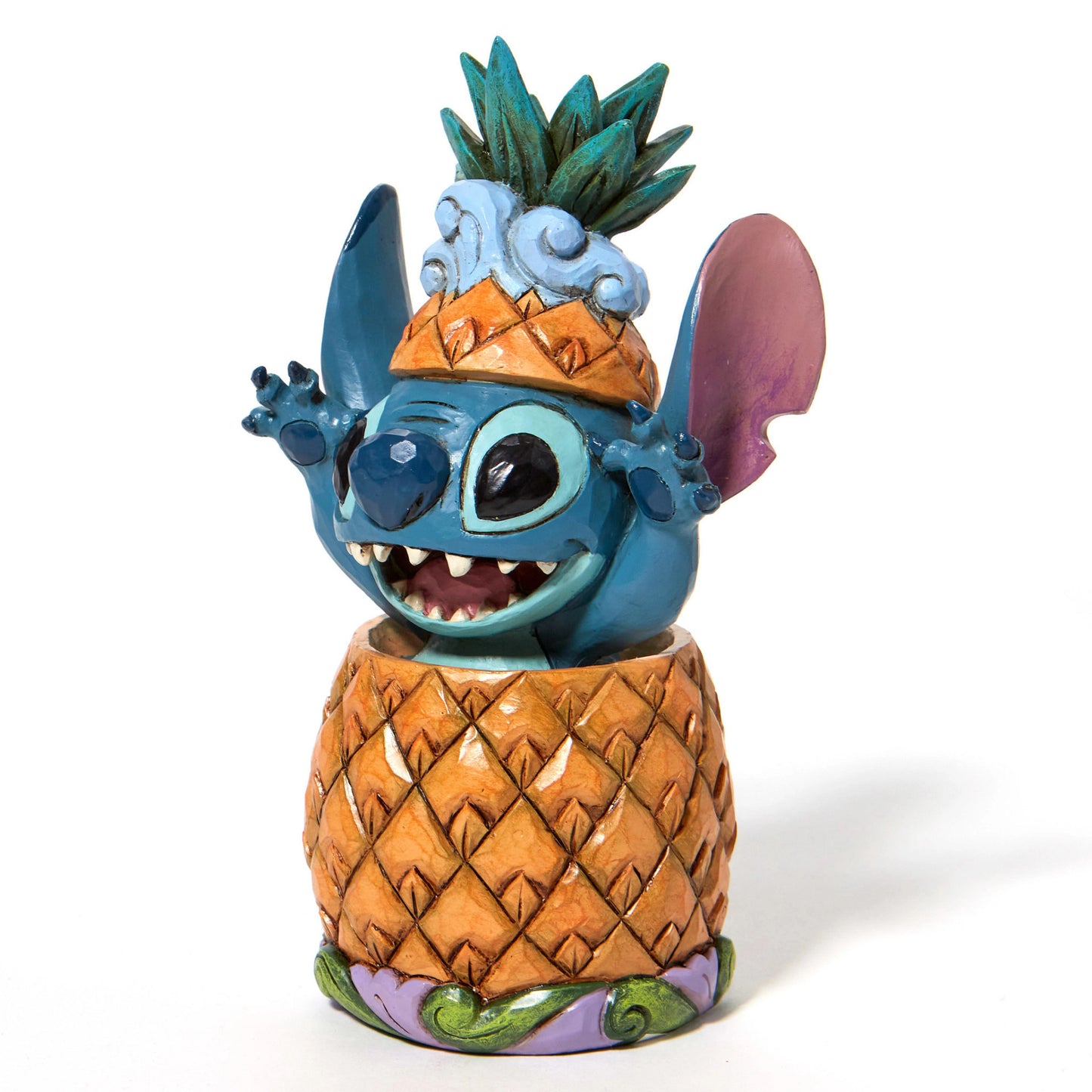 Figurine Stitch dans un Ananas - Disney Traditions