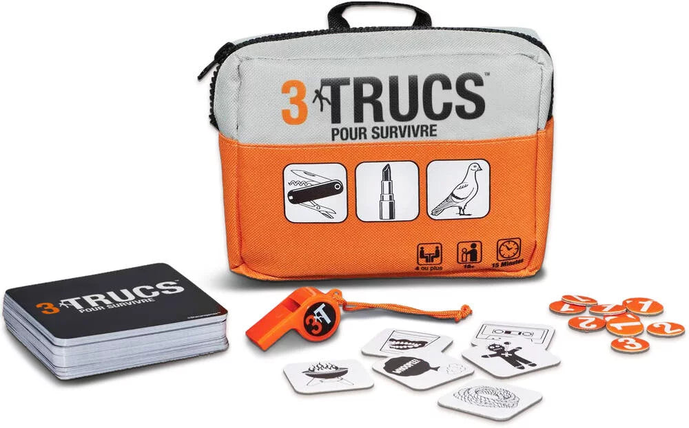 3 TRUCS POUR SURVIVRE