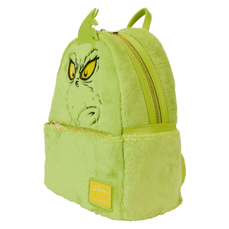 Mini Sac à Dos Dr. Seuss Plush Grinch Light Up Cosplay – Édition Exclusive par Loungefly