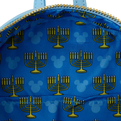 Mini Sac à Dos Disney Mickey Happy Hanukkah Menorah – Édition Exclusive par Loungefly