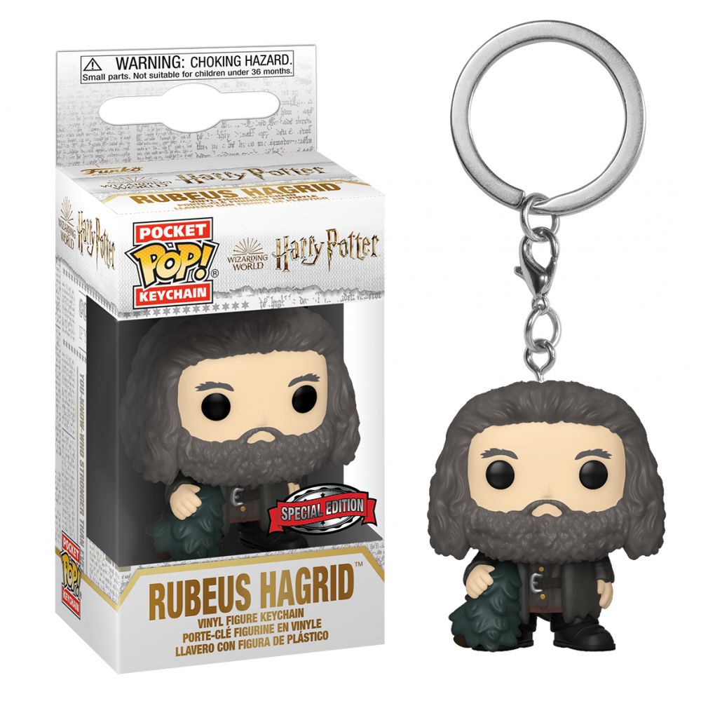 Porte-clé POP – Harry Potter – Hagrid avec un sapin