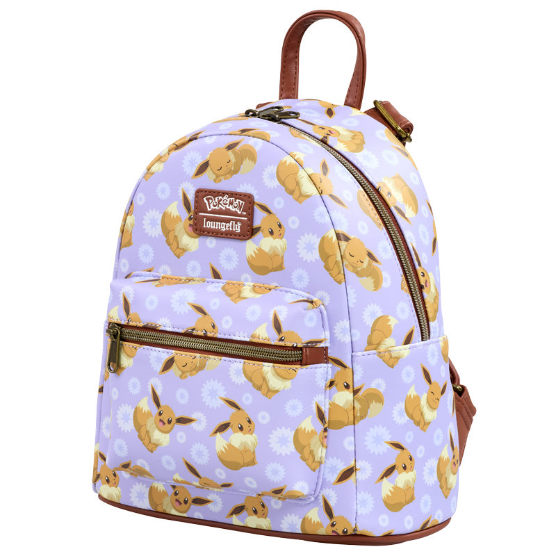 Mini Sac à Dos Pokémon Évoli (Eevee) Full Print – Édition Exclusive par Loungefly