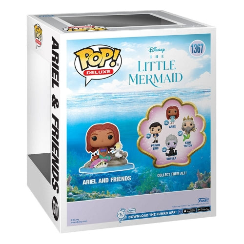 La Petite Sirène - Figurine POP! Deluxe Ariel & Friends 9 cm