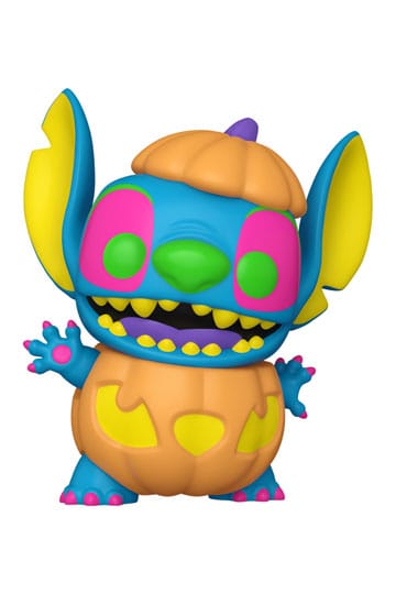 Figurine Funko POP! Disney – Blacklight Pumpkin Stitch 9 cm