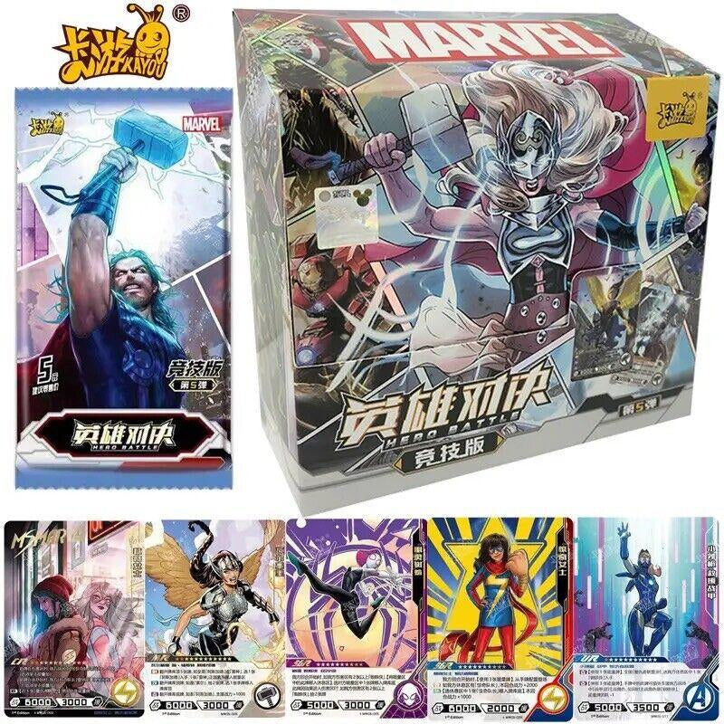 Marvel Kayou 110 Avengers Hero Battle Vol 4 Boite 20 Boosters 6 Cartes
