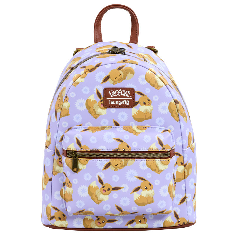 Pokemon Loungefly Mini Sac A Dos Evoli Eevee Full Print