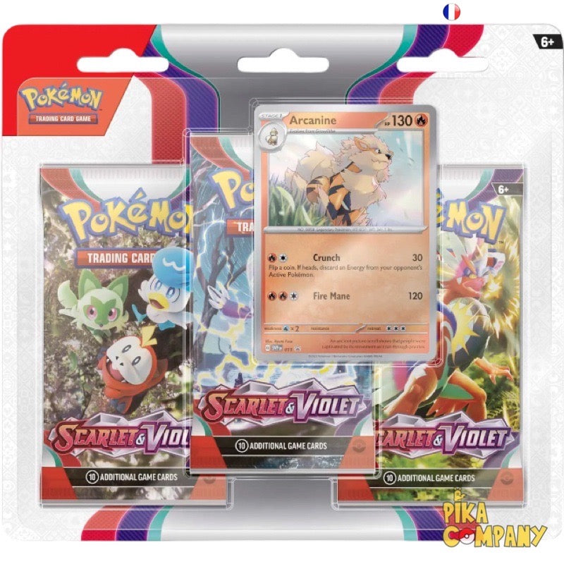 Tripack Pokémon EV1 - Ecarlate et Violet