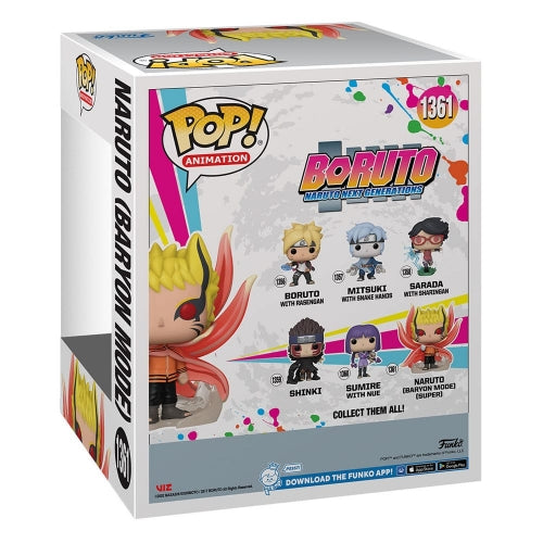 Figurine Funko POP! Super Sized – Naruto (Baryon Mode) – Boruto – 15 cm