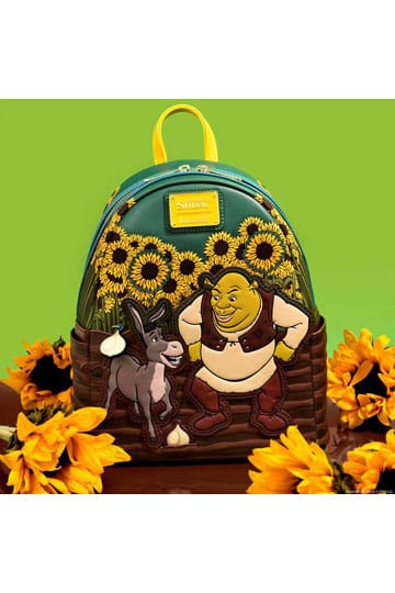 Mini Sac à Dos DreamWorks Shrek & Donkey Sunflower Field – Édition Exclusive par Loungefly