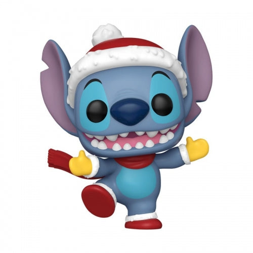 Disney – Figurine POP! Holiday Stitch avec bonnet – 9 cm