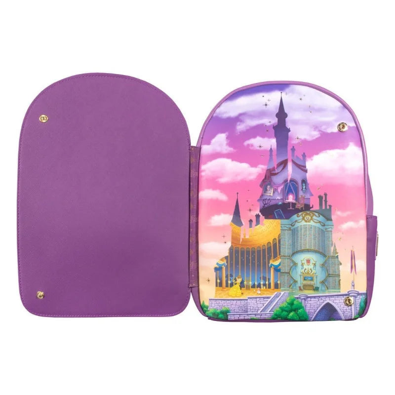 Mini Sac à Dos Disney Château de la Belle et la Bête – Édition Princesses par Loungefly