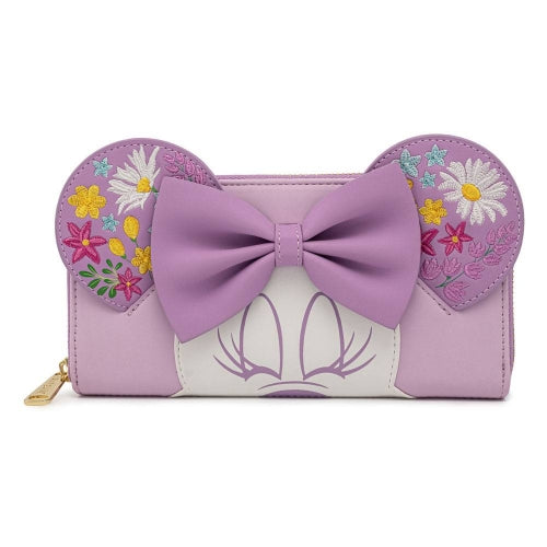 Porte-Monnaie Disney Minnie Holding Flowers – Édition Exclusive par Loungefly