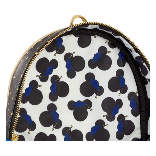 Mini Sac à Dos Disney Mickey & Minnie Graduation Lenticulaire – Édition Exclusive par Loungefly