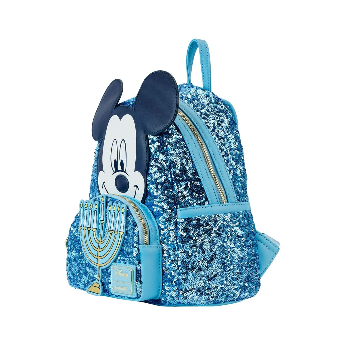 Mini Sac à Dos Disney Mickey Happy Hanukkah Menorah – Édition Exclusive par Loungefly
