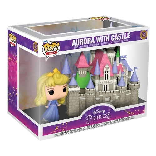 Disney : Ultimate Princess - Figurine POP! Aurora & Castle (La Belle au bois dormant) 9 cm