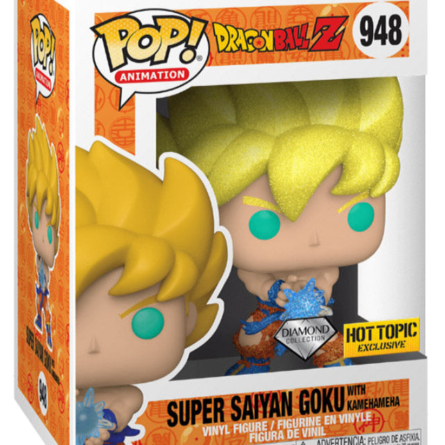 Figurine Funko POP! Dragon Ball Super – SSGoku with Kamehameha Wave (Glow in the Dark) 9 cm