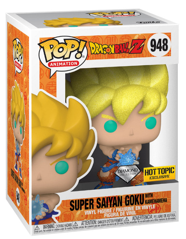 Figurine Funko POP! Dragon Ball Super – SSGoku with Kamehameha Wave (Glow in the Dark) 9 cm