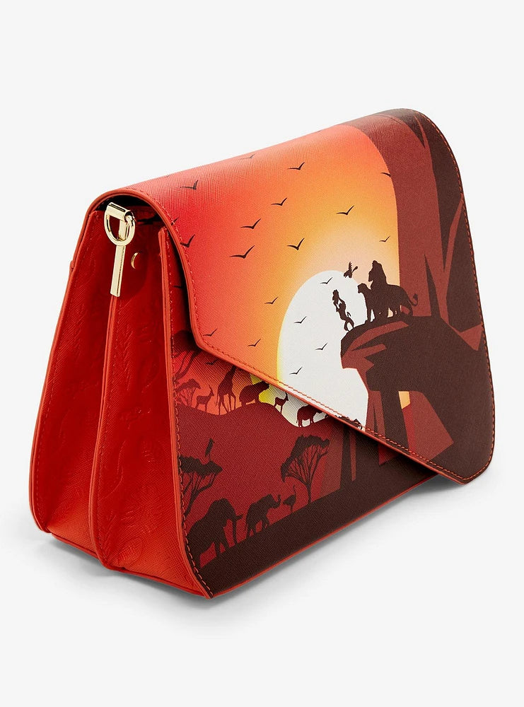 Sac bandoulière Loungefly – Le Roi Lion – 30ᵉ Anniversaire « Pride Rock Silhouette »