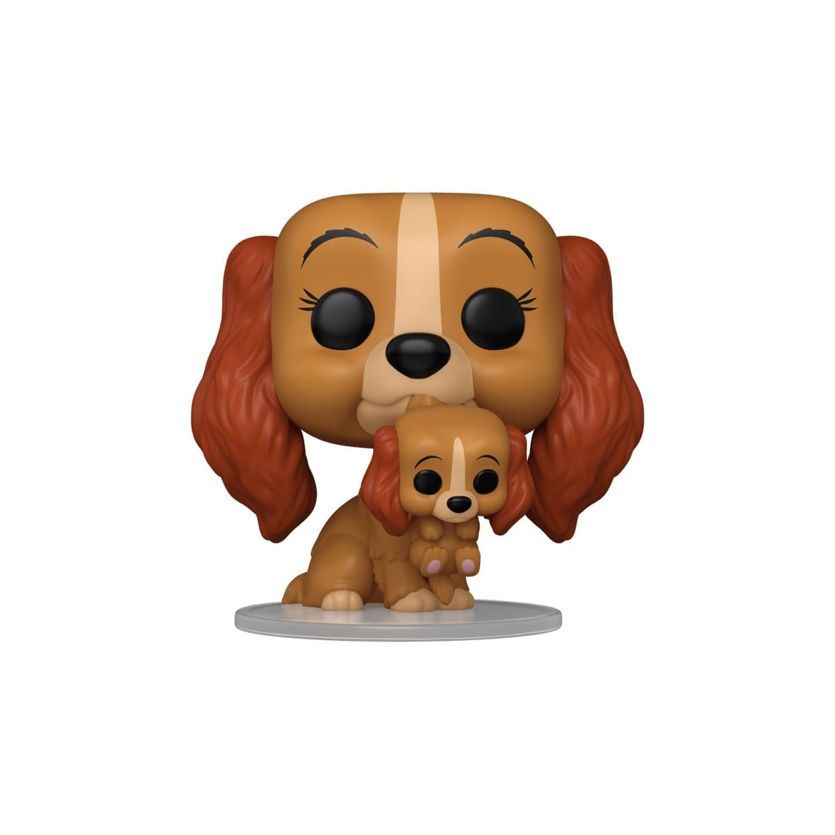 La Belle et le Clochard - Figurine POP! Lady avec chiot 9 cm