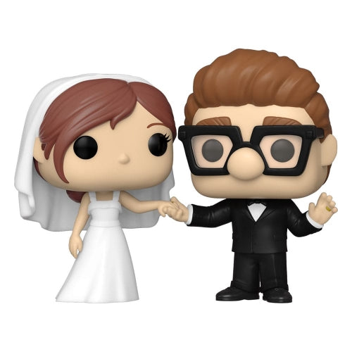 Là-haut - Pack 2 figurines POP! Ellie & Carl Wedding Special Edition 9 cm