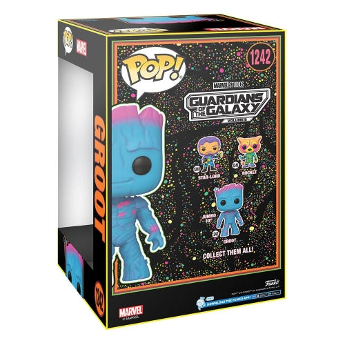 Les Gardiens de la Galaxie Vol. 3 - Figurine POP! Super Sized Jumbo Groot (BLKLT) 25 cm