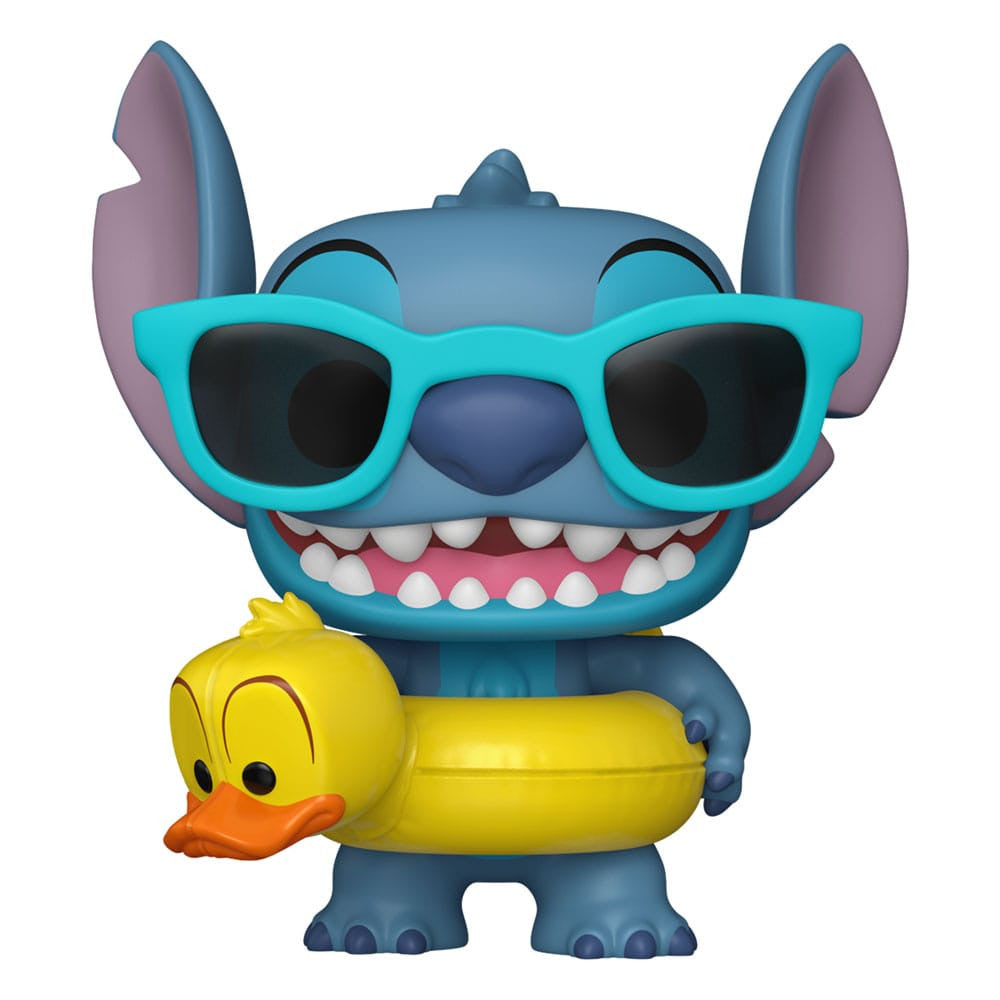 Figurine Funko POP! – Stitch avec bouée – Disney – n°1565 – 9 cm