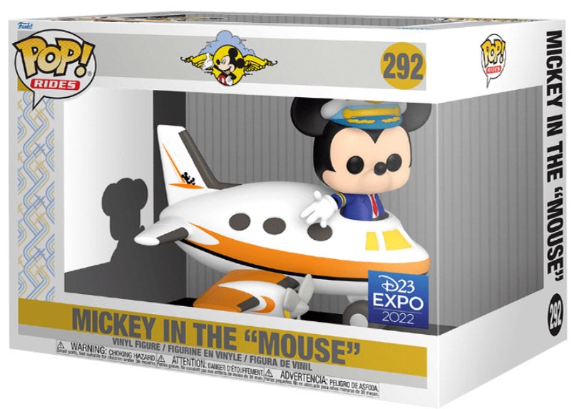 Disney - Figurine POP! Rides Deluxe Mickey Mouse en Avion