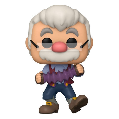 Pinocchio 80th Anniversary - Figurine POP! Geppetto avec son accordéon 9 cm