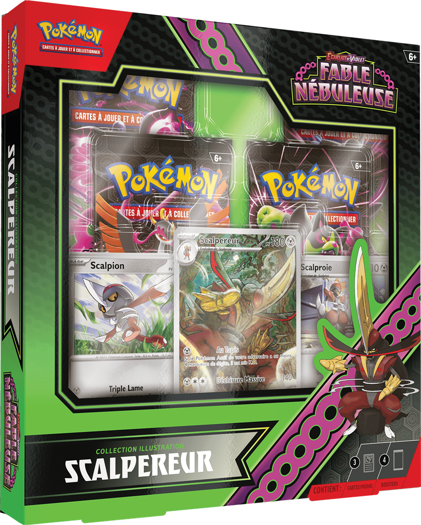 Pokémon EV65: Coffret Illustration Scalpereur(4b)