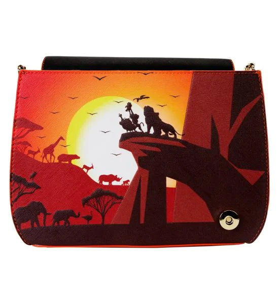 Sac bandoulière Loungefly – Le Roi Lion – 30ᵉ Anniversaire « Pride Rock Silhouette »