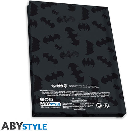 ABYSTYLE – DC Comics – Coffret Cadeau Batman : Verre XXL + Pin's + Carnet