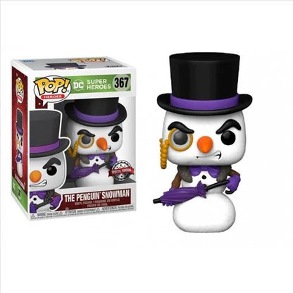 Dc Super Heroes Pop ! Heros Vinyle Pingouin Bonhomme De Neige Exclusif
