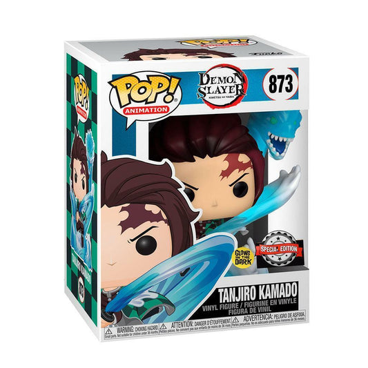 Demon Slayer: Kimetsu no Yaiba - Figurines POP! Tanjro W/ Dragon(GW/TRL) 9 cm