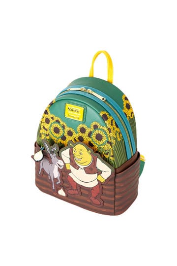 Mini Sac à Dos DreamWorks Shrek & Donkey Sunflower Field – Édition Exclusive par Loungefly