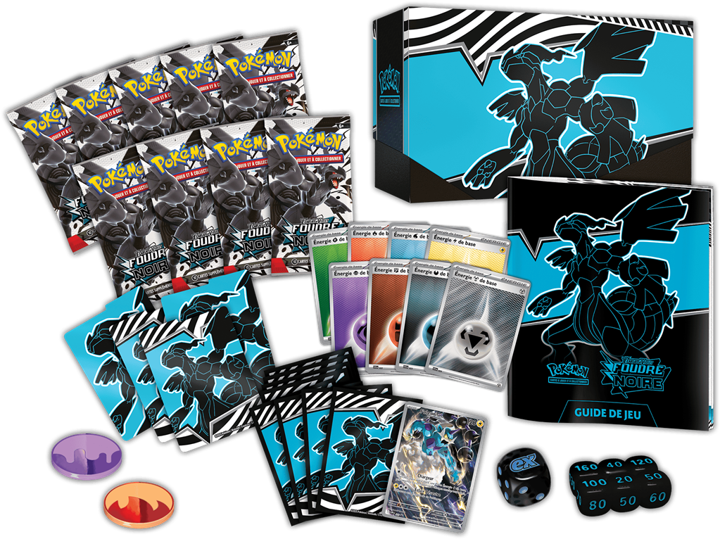 Coffret Dresseur d’Élite – EV10.5 Foudre Noire – Pokémon TCG – 18 juillet 2025