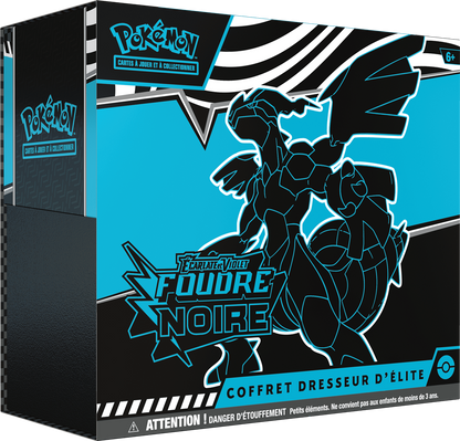 Coffret Dresseur d’Élite – EV10.5 Foudre Noire – Pokémon TCG – 18 juillet 2025