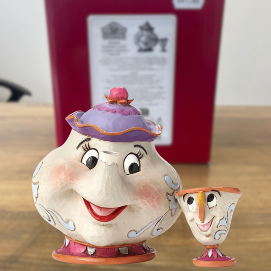 Figurine Madame Samovar Et Zip Disney Traditions