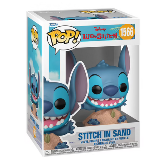 Figurine Funko POP! – Stitch dans le sable – Lilo & Stitch – 9 cm