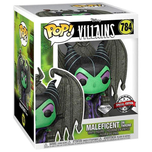 Figurine Funko Pop! 784 - Disney La Belle Au Bois Dormant - Maléfique Sur Son Trône Diamond Version