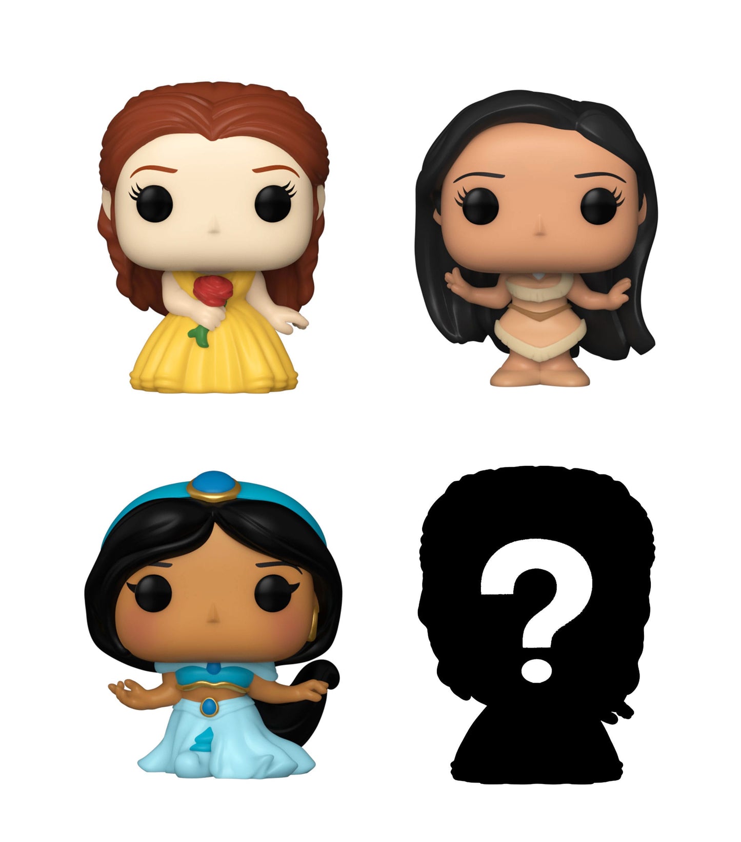 Figurine Pack 4 Figurines Funko Bitty Pop! - Belle