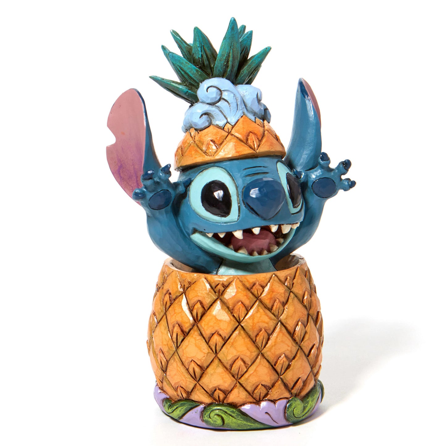 Figurine Stitch dans un Ananas - Disney Traditions