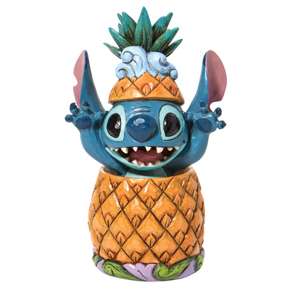 Figurine Stitch dans un Ananas - Disney Traditions