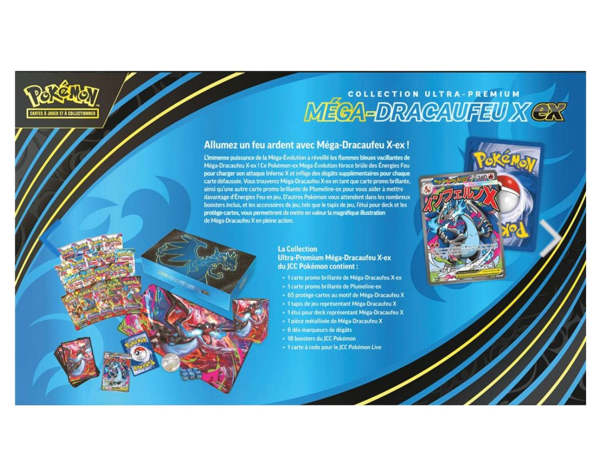POKÉMON : COFFRET ULTRA PREMIUM COLLECTION EX 25 MEGA-DRACAUFEU