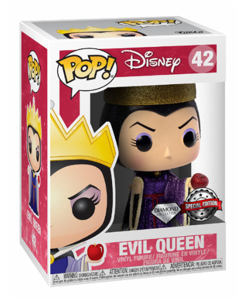 Funko Pop! 42 Diamond Exclusive (Dglt) - Disney Blanche-Neige - Reine-Sorcière