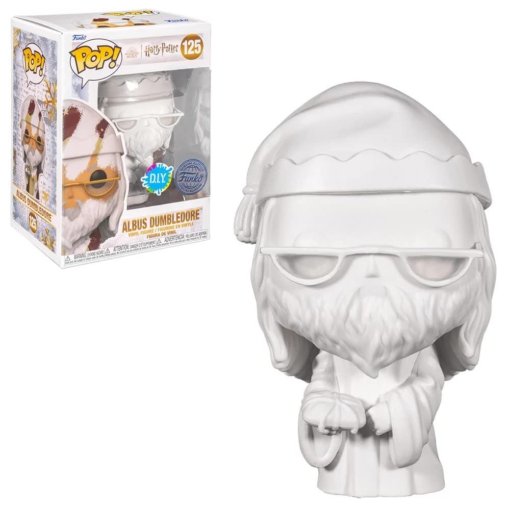 Harry Potter - Figurine POP! Albus Dumbledore Holiday DIY Special Edition 9 cm