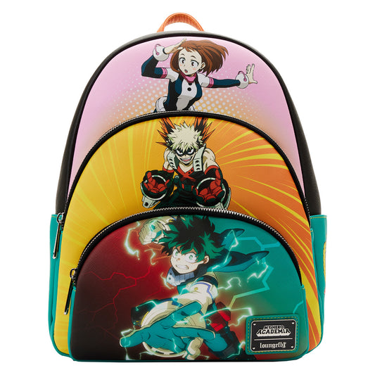 Mini Sac à Dos Triple Poche – My Hero Academia par Loungefly
