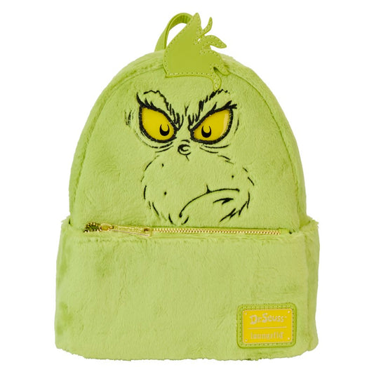 Mini Sac à Dos Dr. Seuss Plush Grinch Light Up Cosplay – Édition Exclusive par Loungefly