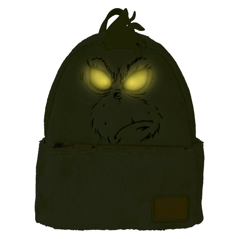 Mini Sac à Dos Dr. Seuss Plush Grinch Light Up Cosplay – Édition Exclusive par Loungefly