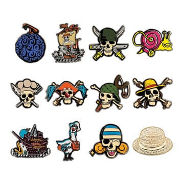 One Piece présentoir Pin's Mystery Pin Badge (12)