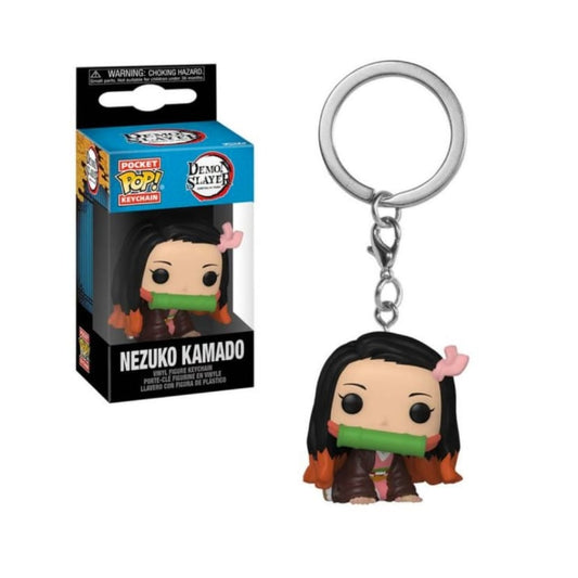 Porte-clés Funko POP! – Nezuko Kamado – Demon Slayer – 4 cm